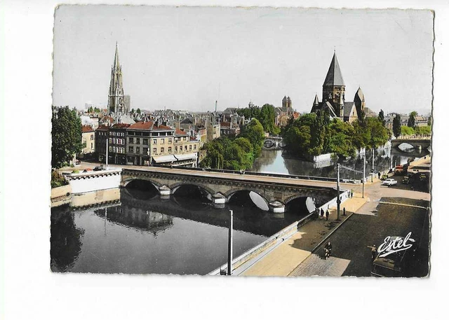 57 Metz The Moselle And The Protestant Temple