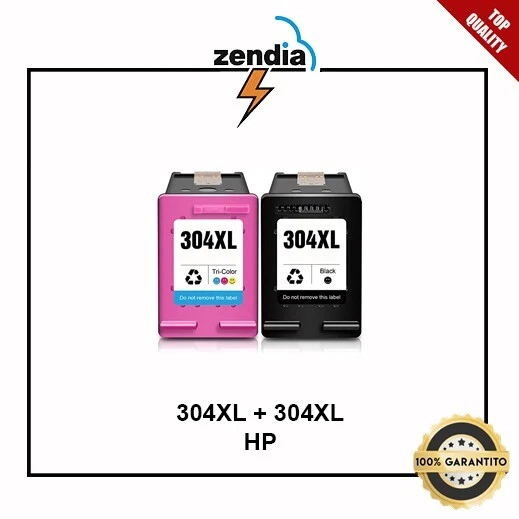 Cartucce 304XL Compatibili Nero + Colore per HP Deskjet 3750 3760 3762 3764 3700
