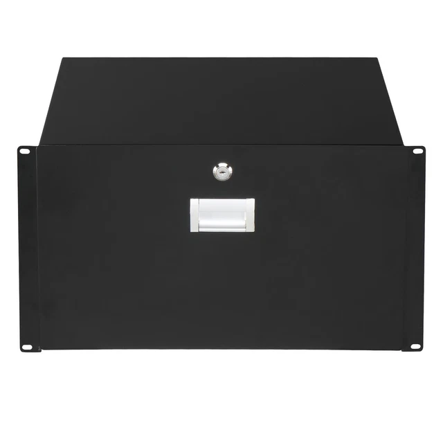 19 " Rack Mount 6U Locke  Drawer Audio DJ Server Rack Storage Cabinet with Keys