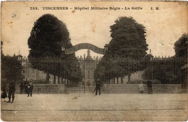 CPA AK Vincennes Hopital Militaire Begin, La Grille FRANCE (1283096)