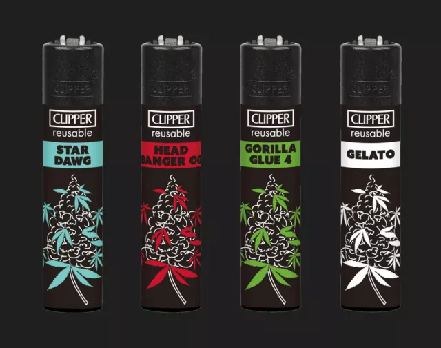 TOP STRAINS CLIPPER LIGHTERS - SINGLE OR FULL SET - Clippers - Gas Lighter - 420