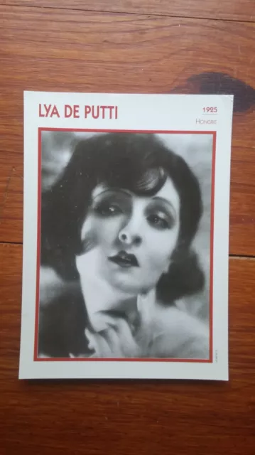 LYA DE PUTTI  fiche cinéma carte lobby card actor movie 1992