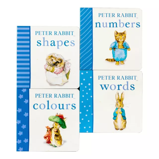 Peter Rabbit My First Library 4 Board Books Childern Collection By Beatrix Potte 2
