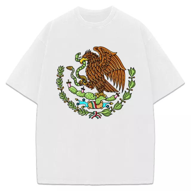 MEXICO FLAG SEAL T Shirt Mexican Pride Flag Eagle Symbol T-Shirt $17.95 ...