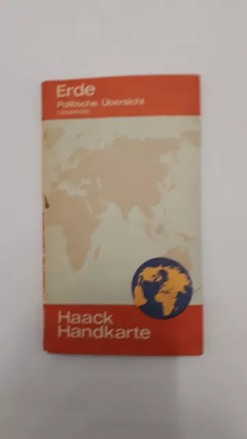 Haack Handkarte, Erde - Politische Übersicht, 1984
