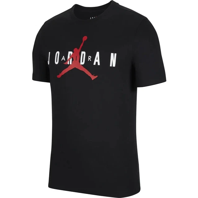 MEN S NIKE AIR Jordan T Shirt Top Tee Black White 22.99