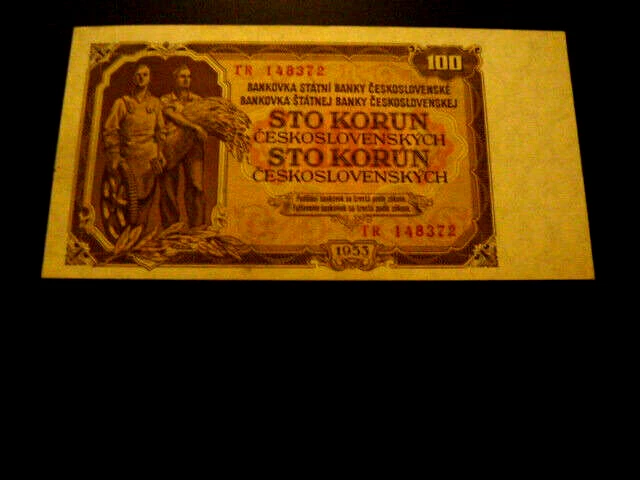 2 Czechoslovakia 100 Korun 1953 P 86  UNC