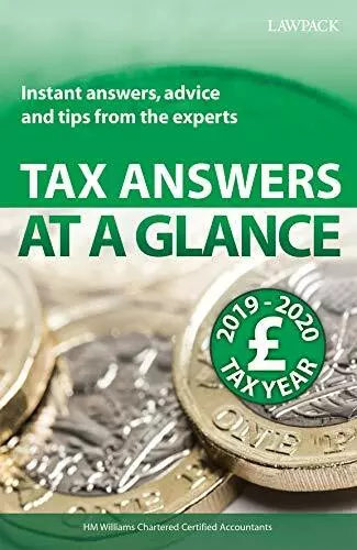 Tax Answers at a Glance 2019/20 by H M Williams Chartered Certified Accountants,