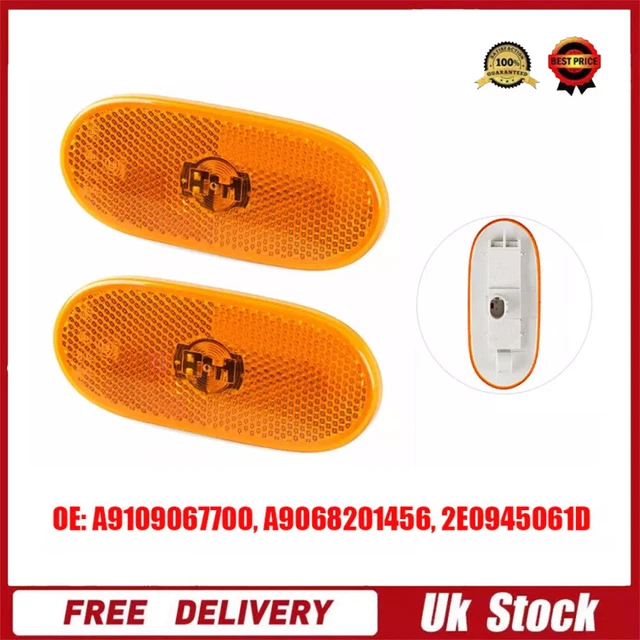 ROBUST 6 Pcs Side Aber arker Lens Lap for ercedes Sprinter 0038202956 2E0945061C 2006-2017