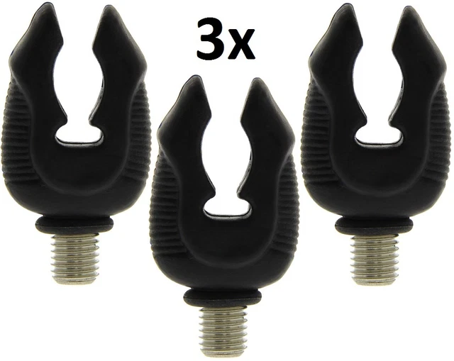 3x Fourches De Rod Pod TSH Inox Pour Canne De Pêche à La Carpe - Réglables