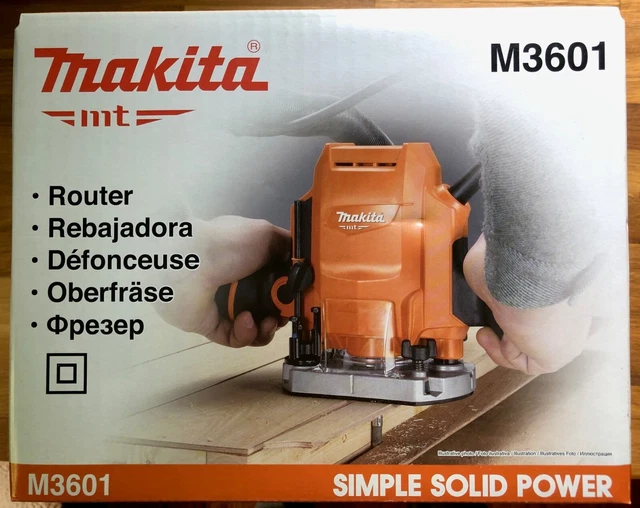 MAKITA M3601 MT Series Plunge Router 240V £0.99 - PicClick UK