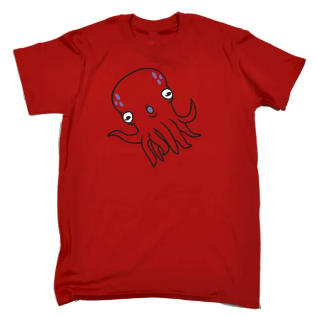 Funny Kids Childrens T-Shirt tee TShirt - Am Octopus