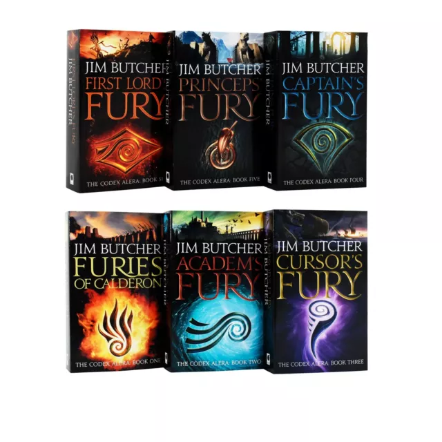 Codex Alera Book Series 6 Books Collection by Jim Butcher-Young Adult- Paperback