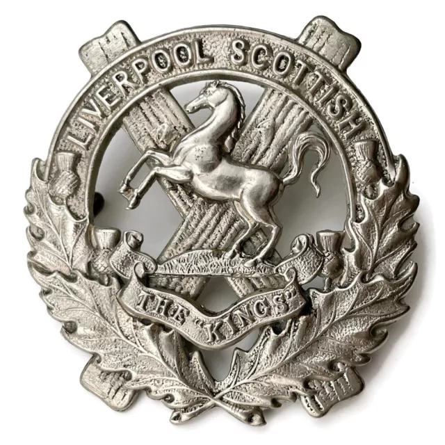 Original 10th Battalion (Liverpool Scottish) King's Regiment Cap Badge