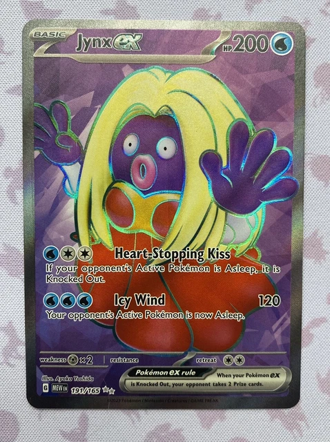 Pokémon TCG Jynx ex Scarlet & Violet - 151 191/165 Holo Ultra Rare NM/M