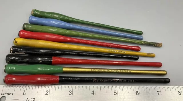 9 Vtg Wood Dip Pens Various Brands American Pencil Co. Empire Zaner-Bloser Lot