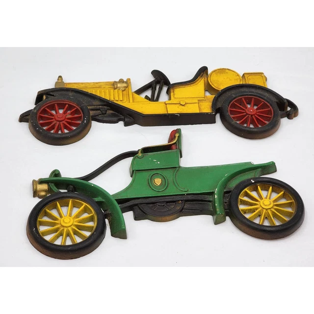 Sexton Cast Iron Automobile Wall Plaque Classic Cars Home Garage Mancave Decor