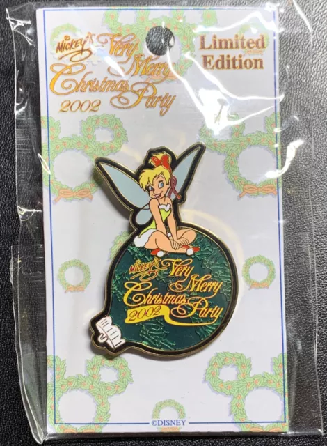 Disney Pin 2002 Mickey's Very Merry Christmas Party Tinkerbell #8 LE2500