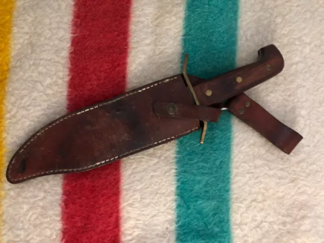 vintage western w49 bowie knife