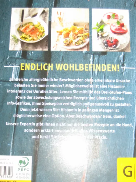 Histaminintoleranz - Genussrezepte für Ihr Wohlbefinden ►►►UNGELESEN ° Anne Kamp 2