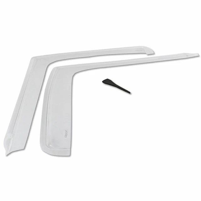 GENUINE CLIMAIR FRONT Window Wind Deflector Pair For Ford Transit