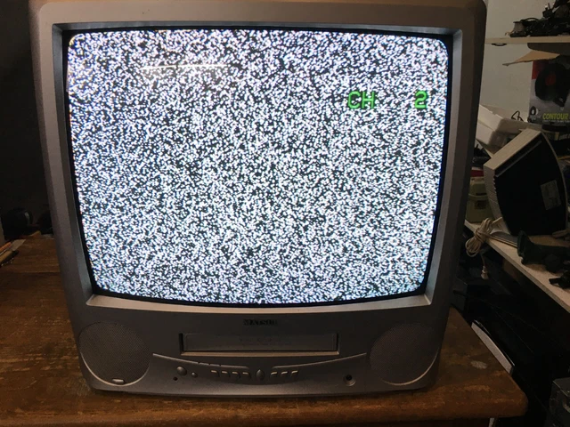 MATSUI 20 INCH TVR2000SIL CRT TV VCR VHS Video Combi Vintage Retro ...