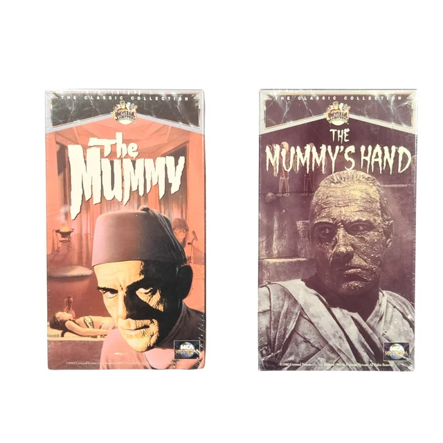 UNIVERSAL MONSTERS THE Mummy & The Mummy's Hand VHS Set Sealed £13.40 ...