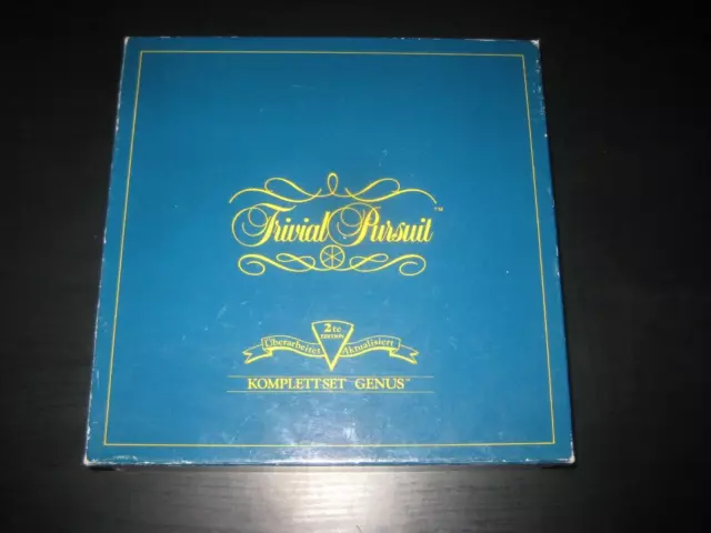 " Trivial Pursuit  2 te Edition  Komplettset Genus  "  Brettspiel  von  Parker