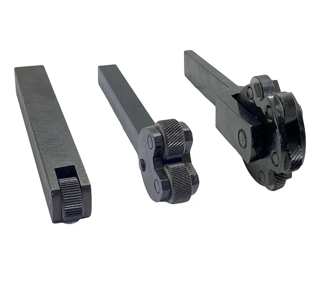 Pivot Head And Revolving Knurling Tool Set Of Single Holders Pack Of 3