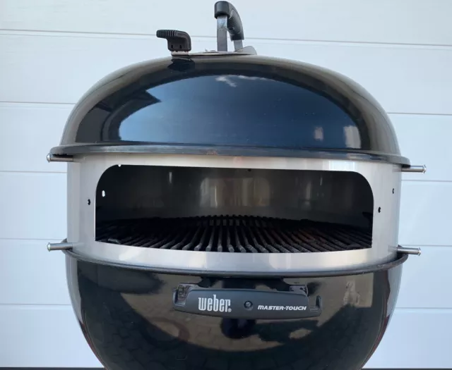 Pizzaring Rotisserie Drehspieß Grillaufsatz für Kugelgrill 47cm u. 57cm zB Weber