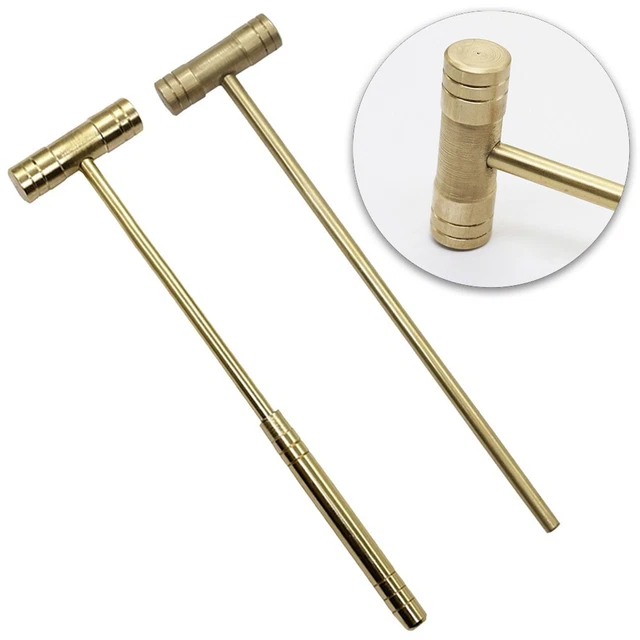 Petit Laiton Marteau Détachable Poignée for Horloge Montre Réparation Main Tools