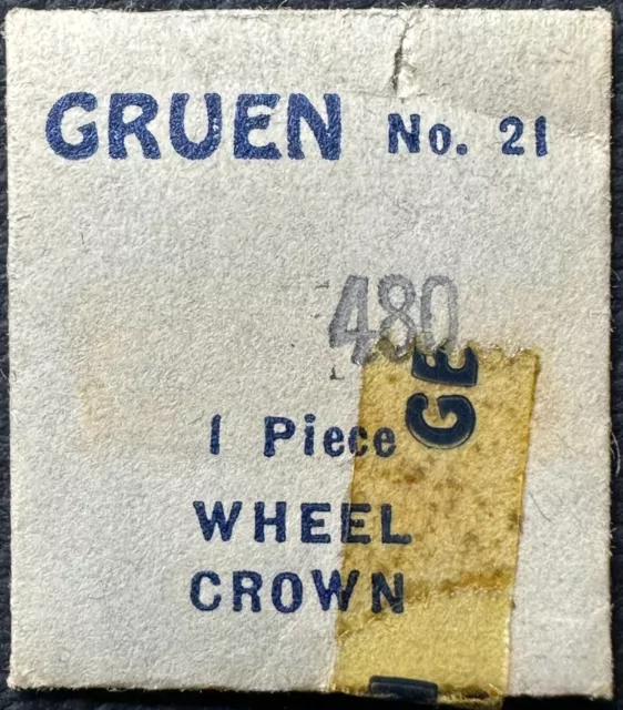 Genuine Gruen Eb420 Cal480  Crown Wheel Watch Repair Part   Wp4