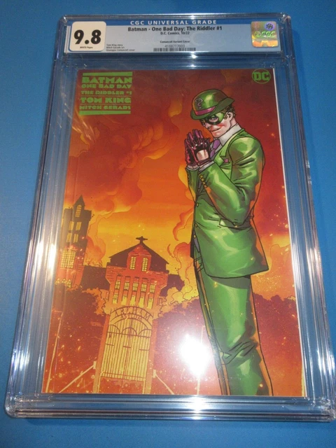 Batman One Bad Day Riddler #1 Camuncoli Variant CGC 9.8 NM/M Gorgeous Gem Wow