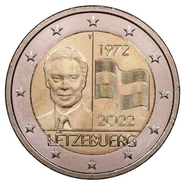 Luxembourg - 2 Euros 2022 Commemorative - 50 Years of The Flag Of Luxembourg