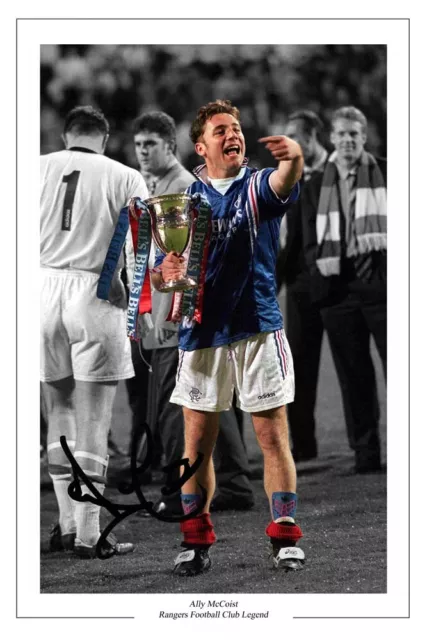 ALLY McCOIST Signed Autograph PHOTO Fan Gift Signature Print RANGERS