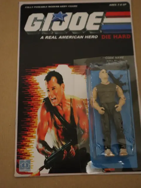 gi joe custom vintage style Die hard 1987 movie cobra John Mc clane