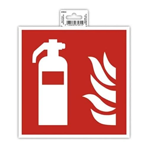 Exacompta - Ref. 67031E - 1 pannello autoadesivo EXTINGUISHER - In PVC (G4T)