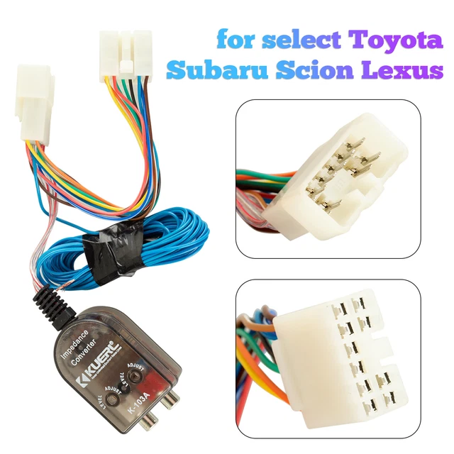 FACTORY RADIO ADD Subwoofer Amplifier Plug Play Harness Fits Toyota