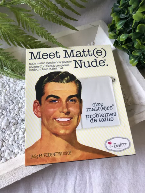 theBalm Meet Matt(e) Nude. Nude Matte Eyeshadow Palette Lidschatten 25,5g *neu*