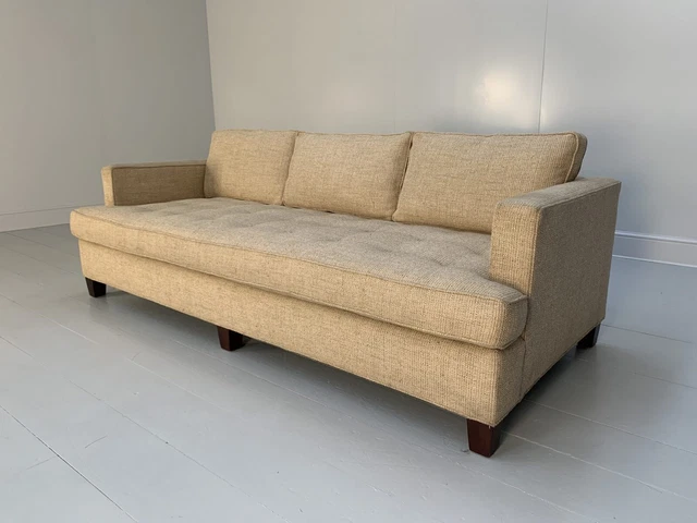 Ralph Lauren "Club" 3-Seat Sofa - In Woven Wool - RRP £12,000
