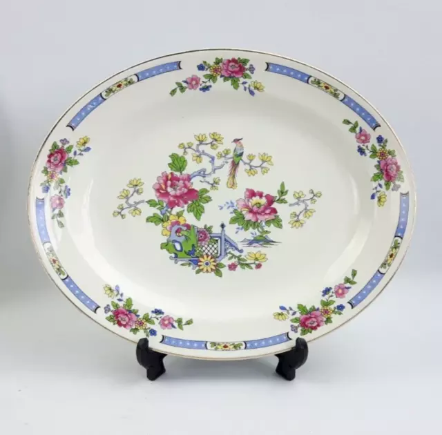 Elijah Cotton Nelson Ware - Tsing Exotic Bird - 29cm Steak / Platter Plate