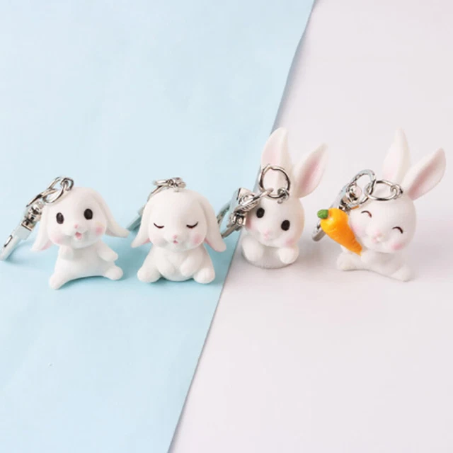 Cartoon Rabbit key Chain INS Girl Cute Car Key Chain Student Bag Pendant