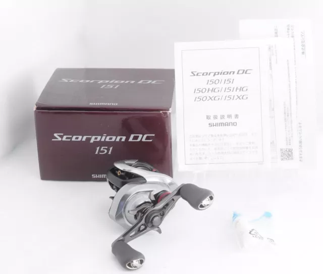 SHIMANO SCORPION 21 DC 151 Left-Handed Baitcasting Reel from Japan