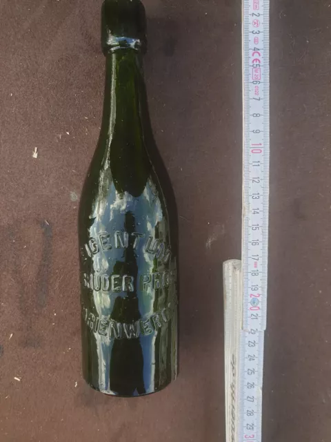 Flasche Antik Eigentum Gebrüder Prohl Marienwerder