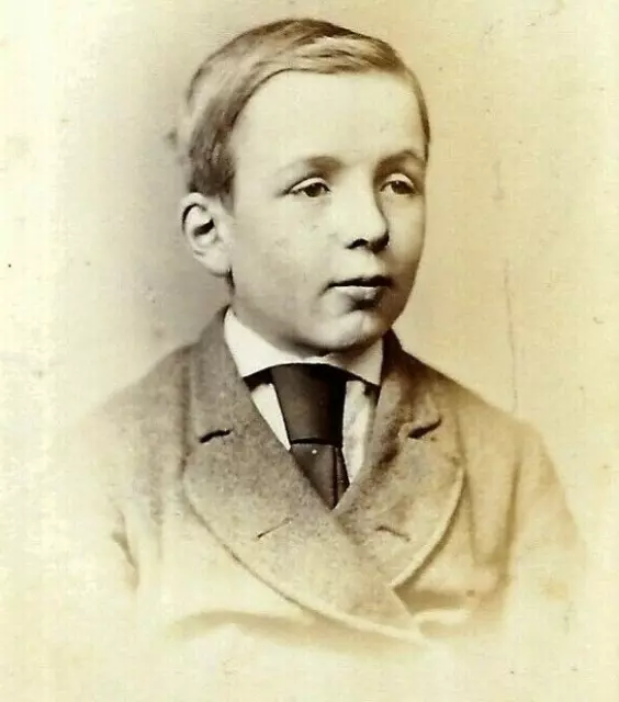 Victorian CDV Photo Boy Child Suter Studio Cheltenham 1870s-1880s