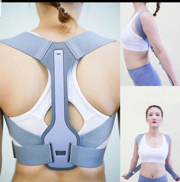 Correcteur de Posture Ajustable pour le Dos et les Epaules, Ceinture de Soutien.