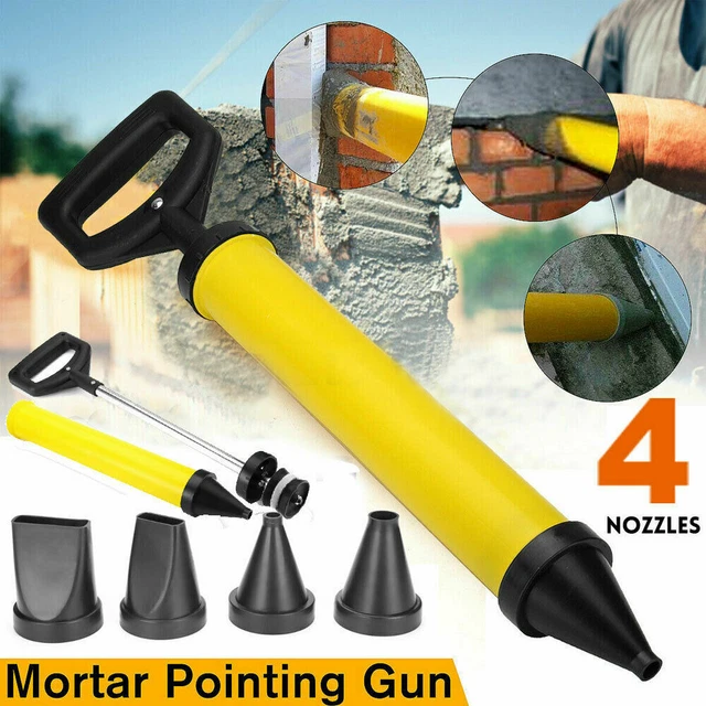 Siringa per malta pistola per giunti per malta pompa per malta manuale pressa per malta con 4 ugelli