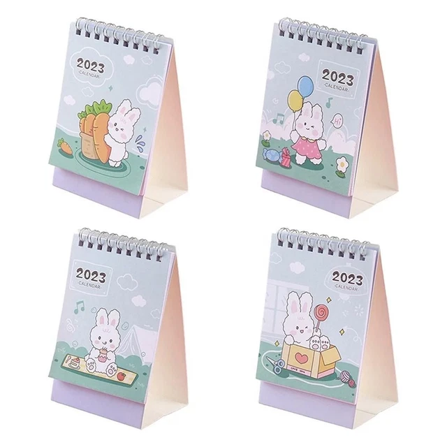 PLANNER CARTOON BUNNY Series 20222023 Calendar Coil Calendar Desk