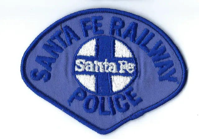 SANTA FE RAILWAY Railroad RAIL Train Police Officer patch - NEW!
