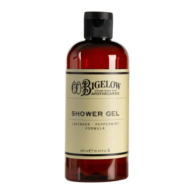 C.O. Gel de ducha Bigelow, lavanda menta lavado corporal para mujeres y hombres, hollín para la piel